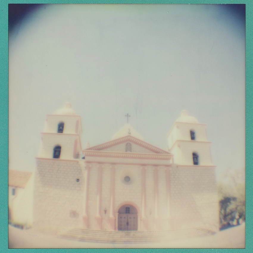 Old Mission, Santa Barbara CA (fish eye)